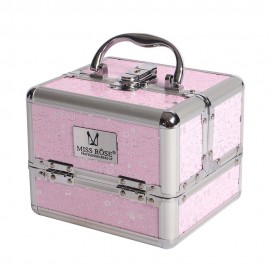 Maleta de Maquiagem Miss Rse 9419-034 Rosa