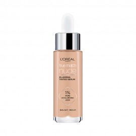 Base Facial L'Oral True Match Nude Tinted Srum 3-4 Medium