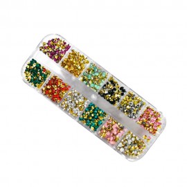 Kit Cristais para Nail Art Coloridas
