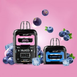 Dispositivo Descartvel MaxBar Jupiter 20000 Puffs Sakura Grape Ice/Blueberry Ice