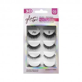 Set Clios Postios GLAM ON Natural 3D/44 5 Pares