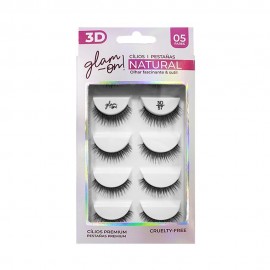 Set Clios Postios GLAM ON Natural 3D/57 5 Pares