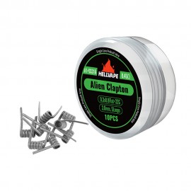 Resistncia Hellvape Alien Clapton A1+SS316 32GA 0.45ohm