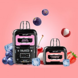 Dispositivo Descartvel MaxBar Jupiter 20000 Puffs Sakura Grape Ice/Strawberry Lychee Ice