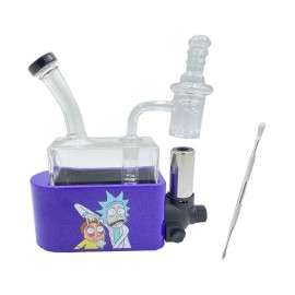 Kit Vaporizador Porttil Rio Dab Rig-In-One D36 Purple