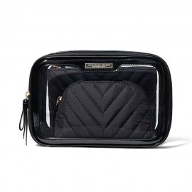 Trio Neceser Victoria's Secret Beauty-To-Go Black Lily