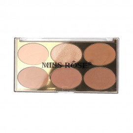 Paleta de Maquiagem Miss Rse 3D 6 Cores