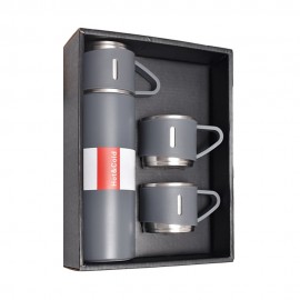 Kit Garrafa Trmica PC-03 500ml Grey