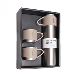 Kit Garrafa Trmica PC-03 500ml Silver
