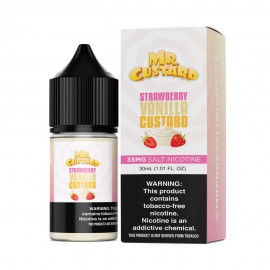 Essncia Vape Mr Freeze Salt Strawberry Vanilla Custard 35mg 30ml