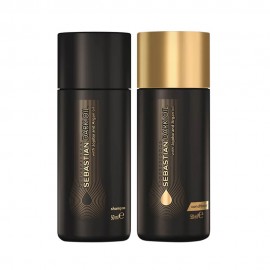 Kit Capilar Sebastian Dark Oil Lightweight Shampoo + Condicionador 50ml