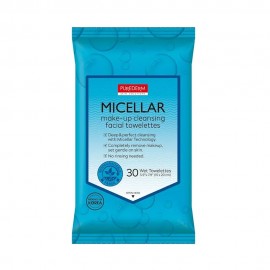 Lenos de Limpeza Facial Purederm Micelar 30pcs