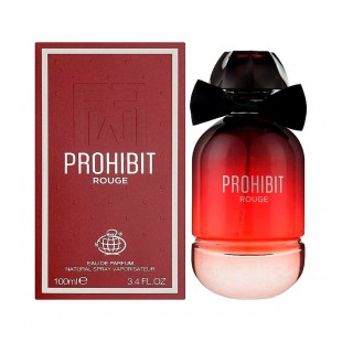 Perfume Fragrance World Prohibit Rouge EDP Feminino 100ml