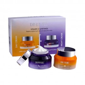 Duo Creme Facial Dr Rashel Vitamin C & Retinol Day and Night DRL-1723 50g