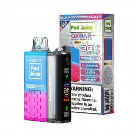 Dispositivo Descartvel OXBAR Pod Juice Magic Maze 30000 Puffs Blue Razz Cotton