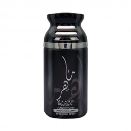 Spray Corporal Perfumado Lattafa Maahir Black Masculino 250ml