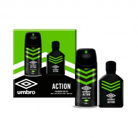 Kit Perfume Umbro Action EDT Masculino 100ml + Deo 150ml