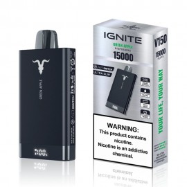 Dispositivo Descartvel Ignite V150 15000 Puffs Green Apple Ice