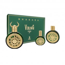 Kit Perfume Bharara Viking Dubai Unissex 3pcs