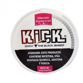 Saquinhos de Nicotina KICK Watermelon Strawberry Mint 4mg 