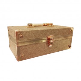 Maleta de Maquiagem A-4112 Dourada