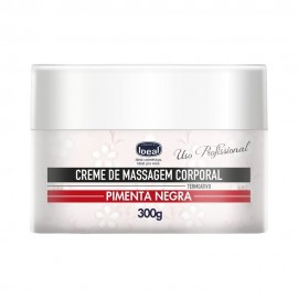 Creme para Massagem Corporal  Ideal Pimenta Negra 300g