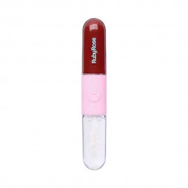Batom e Gloss Lquido Ruby Rose Duo HB-568 Varios