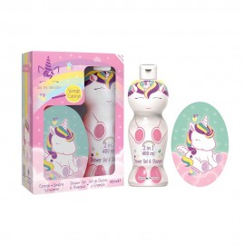 Kit Air-Val Eau my Unicorn Shampoo 2 em 1 400ml + Esponja
