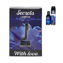 Kit Perfume Secrets London Naughty Girl Style EDP 100ml + Deo Spray 150ml