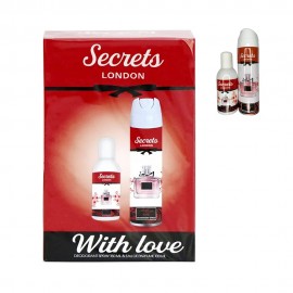 Kit Perfume Secrets London Miss Style EDP 100ml + Deo Spray 150ml