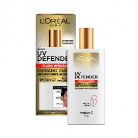 Protetor Solar L'Oral UV Defender Invisible Fluid FPS+50 40g