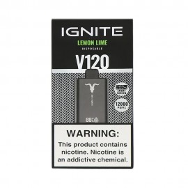 Dispositivo Descartvel Ignite V120 12000 Puffs Black Lemon Lime