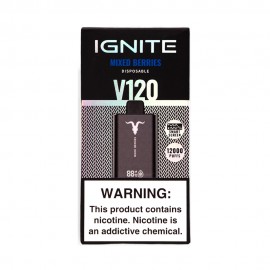Dispositivo Descartvel Ignite V120 12000 Puffs Black Mixed Berries