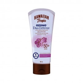 Protetor Solar Facial Hawaiian Tropic Ozono Duo Defense SPF50+ 180ml