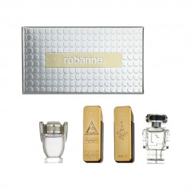 Kit Perfume Miniatura Paco Rabanne Masculino 4pcs