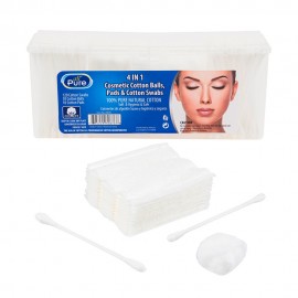 Kit de Cotonetes All Pure 4 em 1