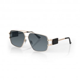 culos de Sol Daniel Klein DK3268-C1 Masculino Preto/Dourado