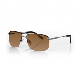 culos de Sol Daniel Klein DK3259-C3 Masculino Marrom/Prata Antracite