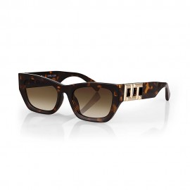culos de Sol Daniel Klein DK4310-C3 Feminino Animal Print/Marrom