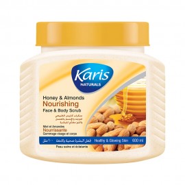 Esfoliante Facial e Corporal Karis Naturals Honey & Almonds Nourishing 600g