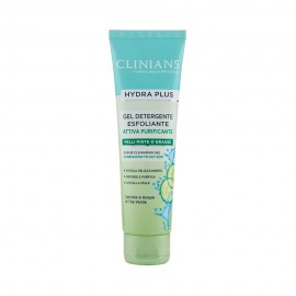 Gel Limpador Esfoliante Clinians Hydra Plus Purificante com Extrato de Pepino e Ch Verde 150ml