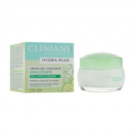 Creme Gel Hidratante Clinians Hydra Plus Opacizzante com Extrato de Pepino e Ch Verde 50ml