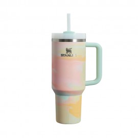 Copo Trmico Stanley Quencher H2.0 Flowstate 1.18L Warm Serene Brushstrokes