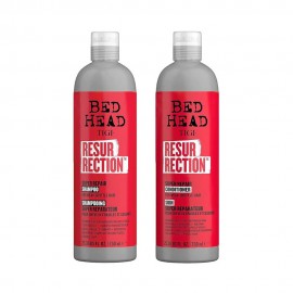 Kit TIGI Bed Head Resurrection Super Repair Shampoo + Condicionador 750ml