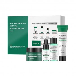 Kit de Skin Care Moyam Tea Tree Salicylic Acid Anti-Acne 30 Days 4pcs
