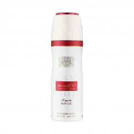 Spray Corporal Perfumado Lattafa Ana Abiyedh Rouge Feminino 200ml