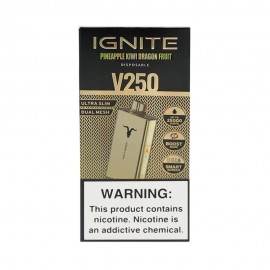 Dispositivo Descartvel Ignite V250 25000 Puffs Gold Pineapple Kiwi Dragon Fruit