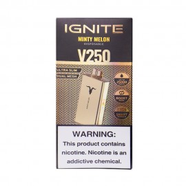 Dispositivo Descartvel Ignite V250 25000 Puffs Gold Minty Melon