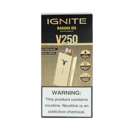 Dispositivo Descartvel Ignite V250 25000 Puffs Gold Banana Ice