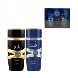Kit Perfume Lattafa Asad 5th Year Anniversary Edition EDP Masculino 100ml 2pcs